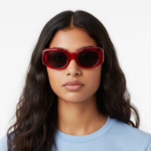 New Authentic Spy HANGOUT Grey Cat Eye Ladies Sunglasses 9 6700000000179